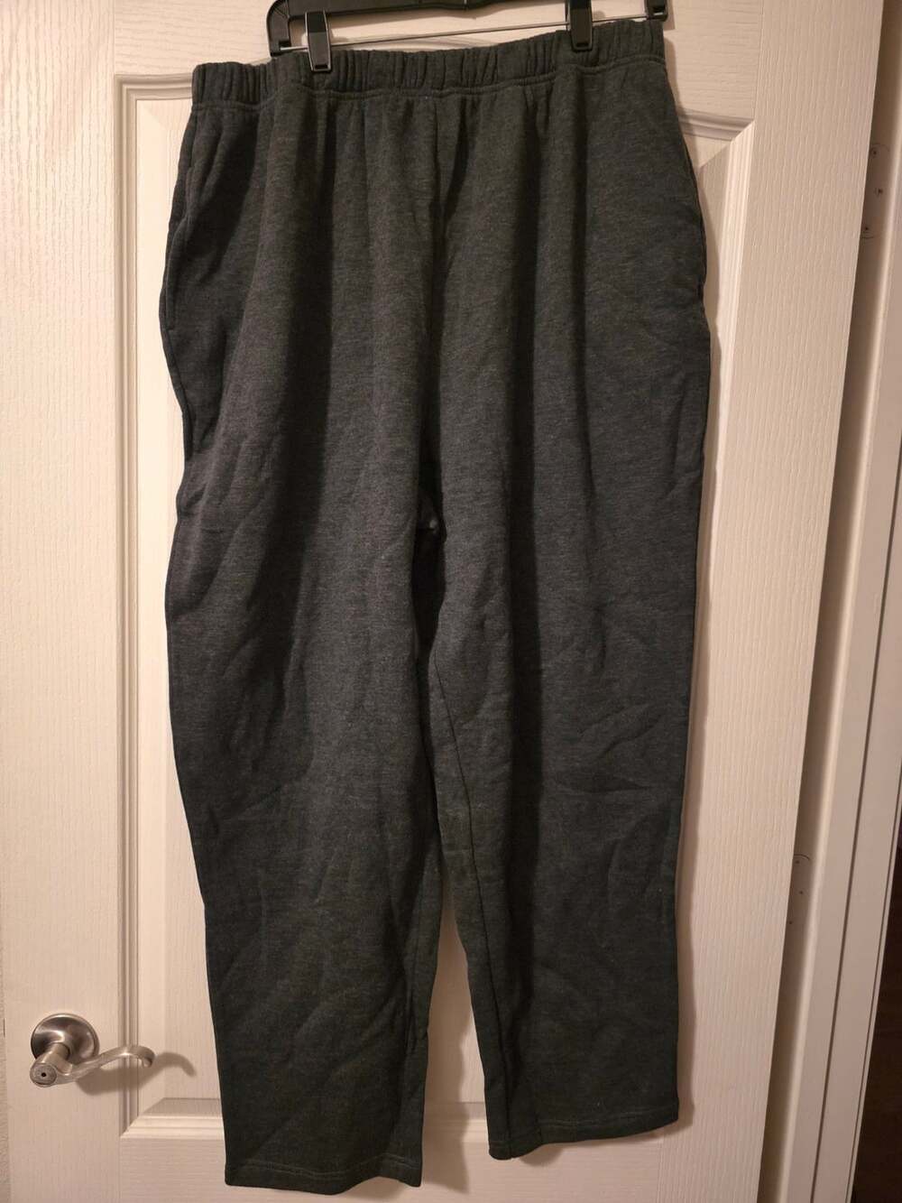 Woman Within Sweatpants Size 1X Gray Pull-On Knit Activewear
